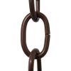 RCH Hardware CH-S56-11S-AC-3 |9 Gauge Steel Chandelier Chain for Lighting and Hanging Fixtures - Standard Links (3 ft/1 Yard, Antique Copper) view 1