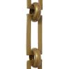 RCH Hardware CH-01-AB-3 Decorative Antique Solid Brass Chain for Hanging, Lighting - Rectangular Square Edge and Unwelded Links (3 ft/1 Yard) view 1