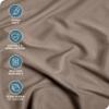Bare Home 2-Pack Fitted Bottom Sheets Twin XL - Premium 1800 Ultra-Soft Wrinkle Resistant Microfiber - Deep Pocket (Twin XL, Taupe) view 2