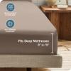 Bare Home 2-Pack Fitted Bottom Sheets Twin XL - Premium 1800 Ultra-Soft Wrinkle Resistant Microfiber - Deep Pocket (Twin XL, Taupe) view 4