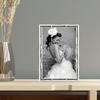 Lawrence 710146 Silver Metal Bamboo 4x6 Picture Frame view 2