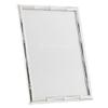 Lawrence Frames 710157 Silver Metal Bamboo 5x7 Picture Frame view 3