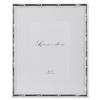 Lawrence Frames Bamboo Design Metal Frame, 8x10, Matted 5x7, Silver view 1