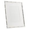 Lawrence Frames Bamboo Design Metal Frame, 8x10, Matted 5x7, Silver view 3