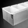 New Star Foodservice 48032 Stainless Steel Condiment Dispenser with 5 Compartments (No Ice Tray) view 4