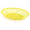 New Star Foodservice 44188 Fast Food Baskets, 9.25 x 6 inch Oval, Set of 12, Yellow view 2