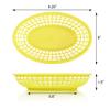 New Star Foodservice 44188 Fast Food Baskets, 9.25 x 6 inch Oval, Set of 12, Yellow view 4