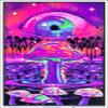 Opticz Mushroom Ripple Blacklight Poster 23 x 35in view 1