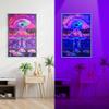 Opticz Mushroom Ripple Blacklight Poster 23 x 35in view 3