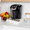 Mind Reader Single Serve Coffee Pod Organizer with 3 Drawers, 36 Pod Capacity, Countertop , 12.25"L x 13.5"W x 2.5"H, White view 2