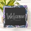 Plaid Double Sided Framed Chalkboard, 8.5"X10.5", 1 Pack view 4