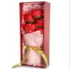 BANBERRY DESIGNS Rose Bouquet - Set of 5 Scented Red Roses - Gift Boxed with a Red Bow - Each Rose Measures 13" L x 3.75" W x 2.25" D view 2