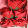 BANBERRY DESIGNS Rose Bouquet - Set of 5 Scented Red Roses - Gift Boxed with a Red Bow - Each Rose Measures 13" L x 3.75" W x 2.25" D view 4
