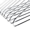 8 Quality Hangers Heavy Duty Metal Suit Hanger Coat Hangers with Polished Chrome (Suit Coat Hanger) view 2