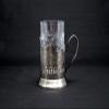 Combination of 2 Russian CUT Crystal Drinking Tea Glasses W/metal Glass Holders Podstakannik for Hot or Cold Liquids by Belarus view 3