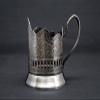 Combination of 2 Russian CUT Crystal Drinking Tea Glasses W/metal Glass Holders Podstakannik for Hot or Cold Liquids by Belarus view 4