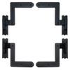 Lynn Cove SH225 NY Style Set for Brick Shutter Hinges and Pintles, Black view 1