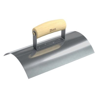 Bon 81-110 6-Inch by 10-Inch Wall Capping Tool with Single Wood Handle, Stainless Steel