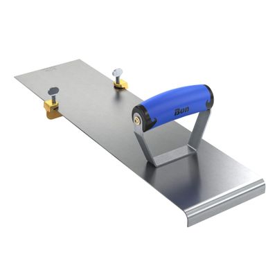Bon 22-450 18-Inch by 4-7/8-Inch Adjustable Hand Edger and Groover with 3/4-Inch Radius, Comfort Grip Handle, Stainless Steel