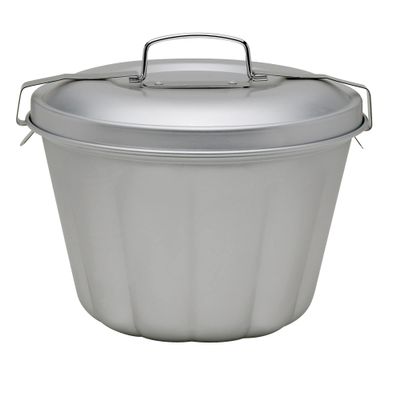 Mrs. Anderson's Baking Non-Stick Steamed Pudding Mold with Lid, 1.6-Liters