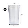 New Star Foodservice | Restaurant-Grade Beverage Tumblers (Clear (Set of 12), 8 oz) view 3
