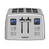 Cuisinart 4 Slice Countdown Motorized Toaster, Compact Design with Extra-Wide Slots for Toasting, Defrost & Reheat Functions, CPT-435P1, Stainless Steel view 1