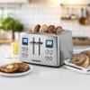 Cuisinart 4 Slice Countdown Motorized Toaster, Compact Design with Extra-Wide Slots for Toasting, Defrost & Reheat Functions, CPT-435P1, Stainless Steel view 2