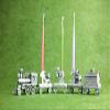 DANFORTH Birthday Train Engine  Candleholder - Handcrafted Pewter Birthday Party Decorations  1 1/2" Tall by 2 1/2" Wide, Made in USA view 2