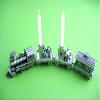 DANFORTH Birthday Train Engine  Candleholder - Handcrafted Pewter Birthday Party Decorations  1 1/2" Tall by 2 1/2" Wide, Made in USA view 3