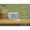 DEXSA Serenity Prayer Beveled Glass Plaque with Easel | Made in the USA view 4