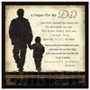 Dexsa Prayer for My Dad Wood Frame Easel Plaque for Fathers Day, Birthday Gift for Dad | Made in USA | Bonus Dad Gift, Father-in-Law Picture Frame | Best Dad Plaque from Son or Daughter | 7.5x7.5 in view 1