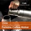 nCamp - Caf, Portable Coffee Maker, Portable Espresso Machine, Compact Camping Coffee Maker, Stainless Steel Travel Coffee Maker with Camping Coffee Cup, Reusable, 12 oz view 2