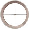 Natural Linen Large Drum Lamp Shade 13" Top x 14" Bottom x 10" High (Spider) Replacement with Harp and Finial - Springcrest view 3