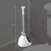 simplehuman Toilet Plunger and Caddy Stainless Steel, Black view 4