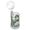 Ireland Glass Beer Stein With Pewter Lid and Pewter Shamrock view 3