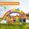 Fun Express Jumbo Rainbow Bulletin Board Decorations Set - 10 Ft Classroom Cutouts with Cloud Designs | Perfect for Teacher Classroom Decor, Preschool & School Displays | Colorful Party Backdrop Kit view 2