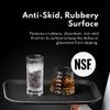 New Star Foodservice 24975 Restaurant Grade Non-Slip Tray, Plastic, Rubber Lined, Rectangular, 12-Inch x 16-Inch, Black view 4