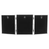 Lawrence Frames 510745T Silver Plated Double Bead Hinged Triple Picture Frame, 4 by 5-Inch view 4