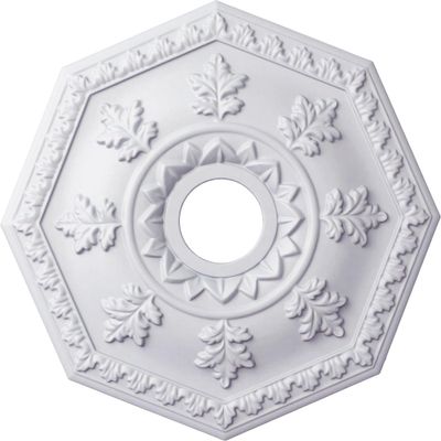 Ekena Millwork CM18NT 18-Inch OD x 3 1/2-Inch ID x 1 1/2-Inch Nottingham Ceiling Medallion