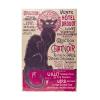 Trademark Fine Art Collection du Chat Noir by Theophile Steinlen, 16x24-Inch Canvas Wall Art, Black view 2
