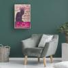 Trademark Fine Art Collection du Chat Noir by Theophile Steinlen, 16x24-Inch Canvas Wall Art, Black view 4