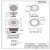 Westbrass D2165-12 Post Style Large Kitchen Basket Strainer with Waste Disposal Flange and Stopper, Oil Rubbed Bronze view 2