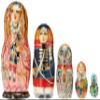 5 Piece Clara Nutcracker Matreshka Nesting Doll Set - 1301152 by G.DeBrekht view 1