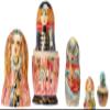 5 Piece Clara Nutcracker Matreshka Nesting Doll Set - 1301152 by G.DeBrekht view 2