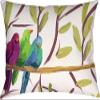 Manual Climaweave Indoor/Outdoor Decorative Throw Pillow, 18 X 13-Inch, Flocked Together Songbirds view 1