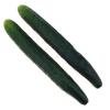 Gresorth 2pcs Soft PU Artificial Cucumber Fake Vegetable Decoration Lifelike Home Kitchen House Table Show view 1