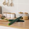 Gresorth 2pcs Soft PU Artificial Cucumber Fake Vegetable Decoration Lifelike Home Kitchen House Table Show view 4