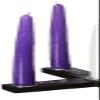 Cathedral Art (Abbey & CA Gift) Joy Faith Hope Peace Wood Cross Advent Candleholder Wreath view 2