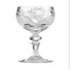 Belarus Set of 6 Russian Vintage Crystal Cut Vodka Shot Glasses, Long Stem, 2 oz Hand Made view 2