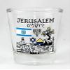 Jerusalem Israel Landmarks and Icons Collage Shot Glass view 1